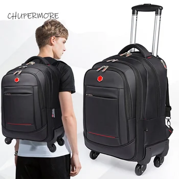 

Chupermore Multifunction Travel Bags Waterproof Shoulder Bags men Business Suitcase Wheels 20 inch Carry On Trolley