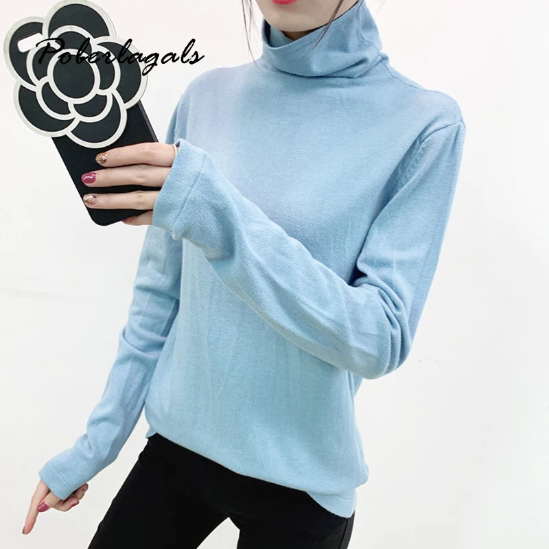 

New Autumn Winter Soft turtleneck Pullovers Sweaters female 2019 Korean Slim-fit pull sweater womens clothing jumper Pullovers