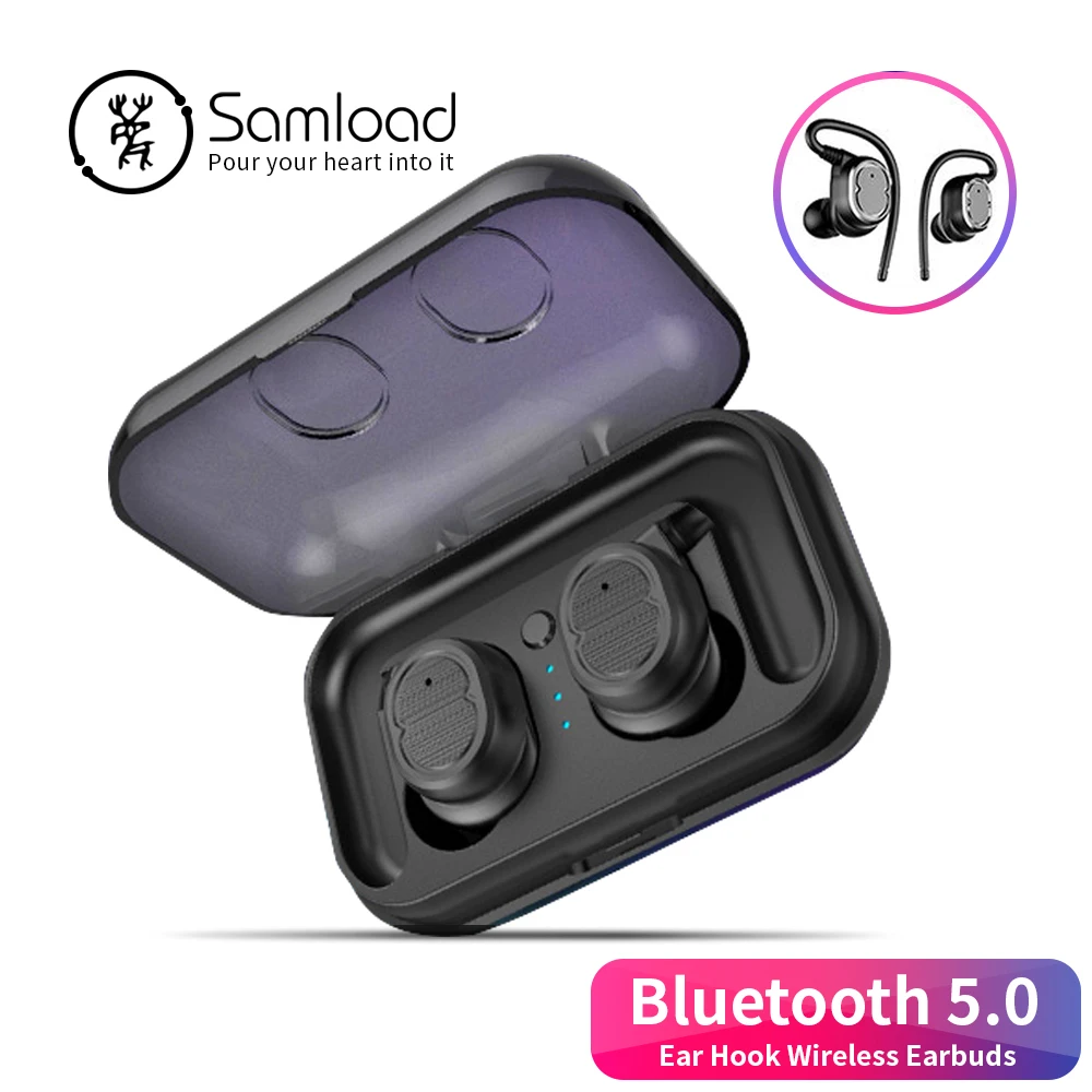 Samload Stereo Music Earphones Binaural call Bluetooth 5.0 Headset Sports Headphones Jogging Earbud For iPhoneSE 7 8 Xiaomi Sony Samload Stereo Music Earphones Binaural call Bluetooth 5.0 Headset Sports Headphones Jogging Earbud For iPhoneSE 7 8 Xiaomi Sony