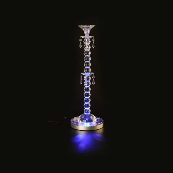 Украшение партии Лот из 5 шт. 8 дюймов Дистанционное управление RGB LED центральными свадьбу для украшение стола канделябры