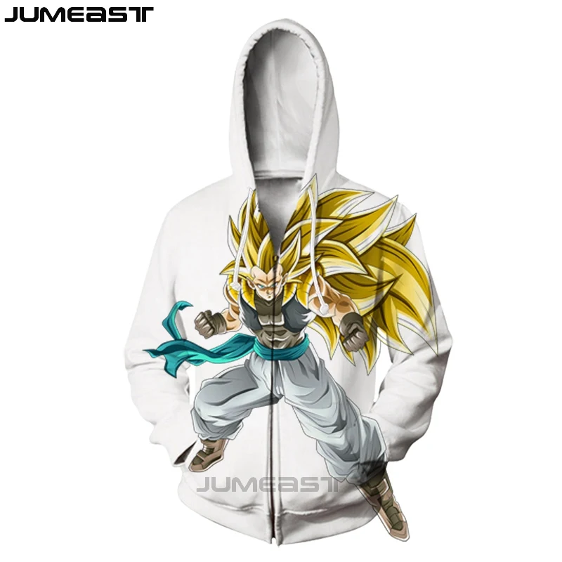 Jumeast бренд для мужчин/женщин 3D принт Dragon Ball куртка с длинными рукавами спортивный пуловер модные весенние толстовки на молнии
