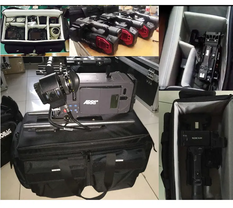  Video Functional Camera Bag Camera Case Bag For Nikon Sony Panasonic Leica Samsung Canon JVC Case 3