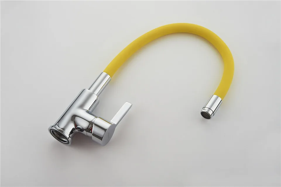 LEDEME Kitchen Faucet Pull Out Deck Mounted Single Handle Faucet Chrome Finish Cold Hot Water Mixer Kitchen Faucet L4898-4 black kitchen tap