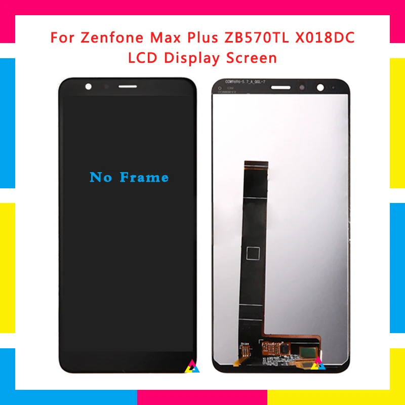 

5pcs LCD Display Screen With Touch Screen Digitizer Assembly For Asus Zenfone Max Plus ZB570TL X018DC Replacement