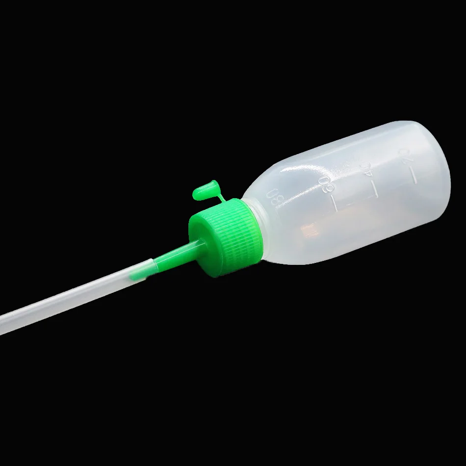 

2pcs Artificial insemination disposable sperm bottle and catheter veterinary use for pig animal new PP material vas deferens