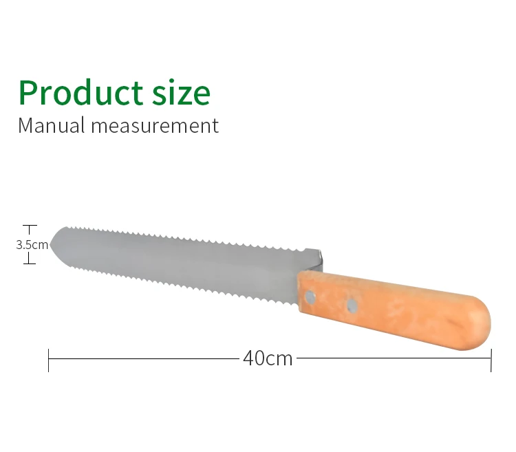 Brand Beekeeping Tool Stainless steel and Wood Uncapping knives Suitable for Beekeeping Tool Honey Honeycomb Scraper