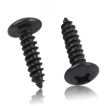 

100PCS M3 M4 Black Oxide Phillip Round Mushroom Truss Head Self Tapping Screw
