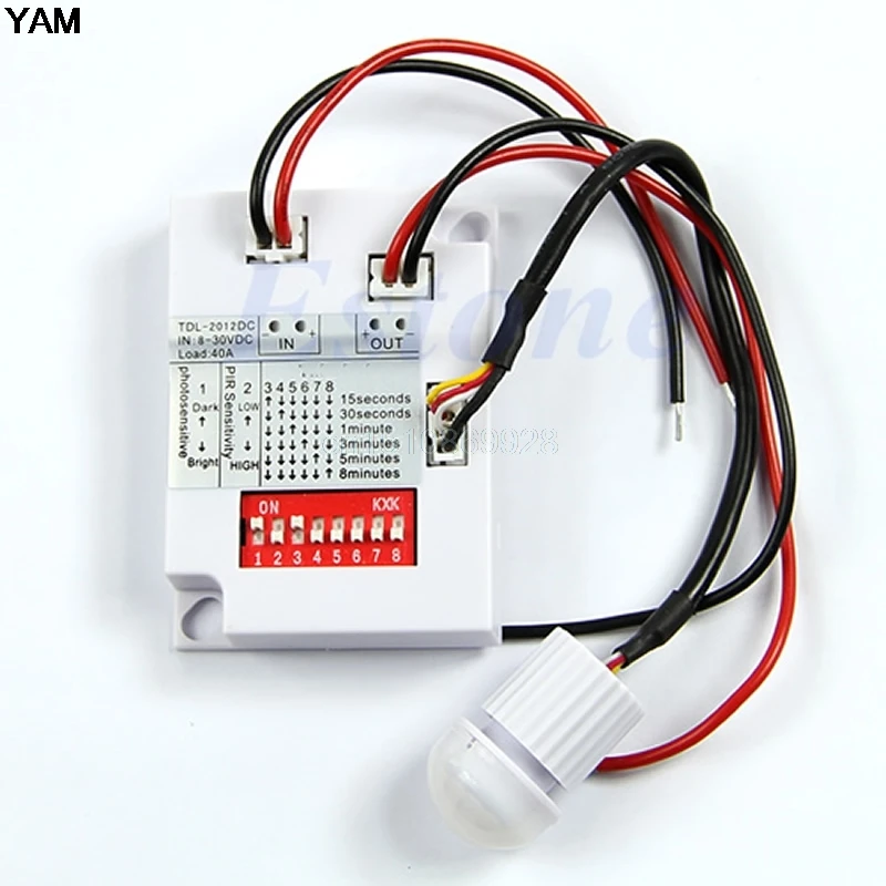 

1pc Plastic Intelligent Light Body Sensor IR Module Motion Sensing Switch