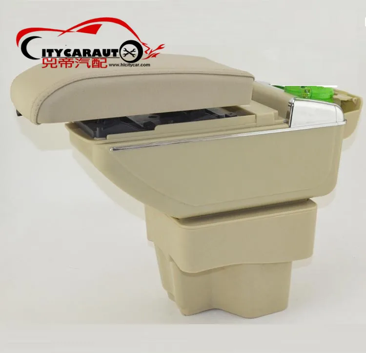 Citycarautoцентральный подлокотник больше места + Роскошь с разъемом USB коробка