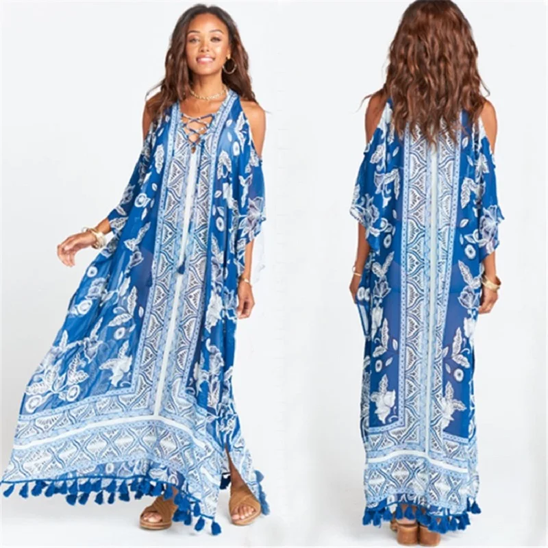 

Tassel Beach Tunic 2019 Summer Pareo Beach Cover Up Bikini Cover Up Bathing Suit Cover Up Beach Tunic Dress Beachwear