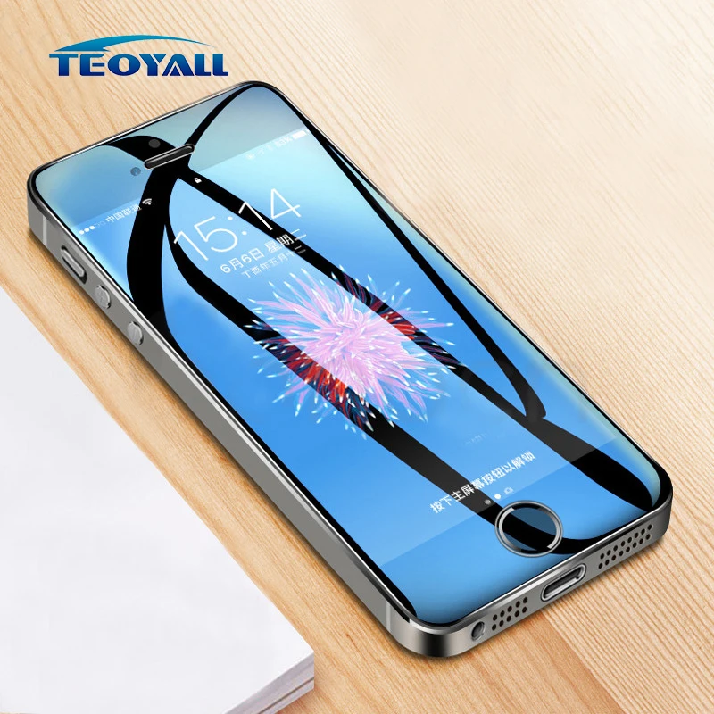 

TeoYall 9H Protective Glass on iphone se Screen Protector Anti Burst for iphone 5 5s 5c Glass for iphone 5c 4 4s tempered glass