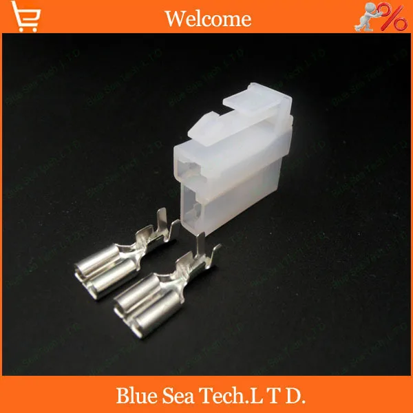 

Sample,5pcs 2Pin 6.3mm civic fuel pump connector plug,6.3mm Auto electrical connector for Honda etc.