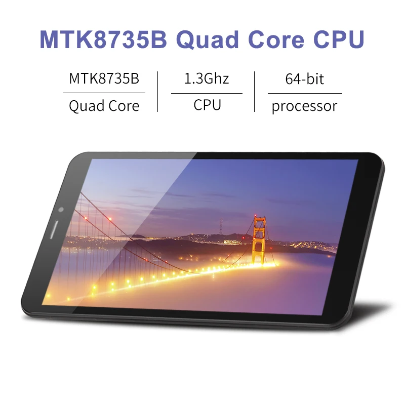 AOSON S8PRO 8 inch 3G/4G Android mobile phone call tablet PC Quad-Core 1G+16G android entertainment game tablet PC Bluetooth GPS