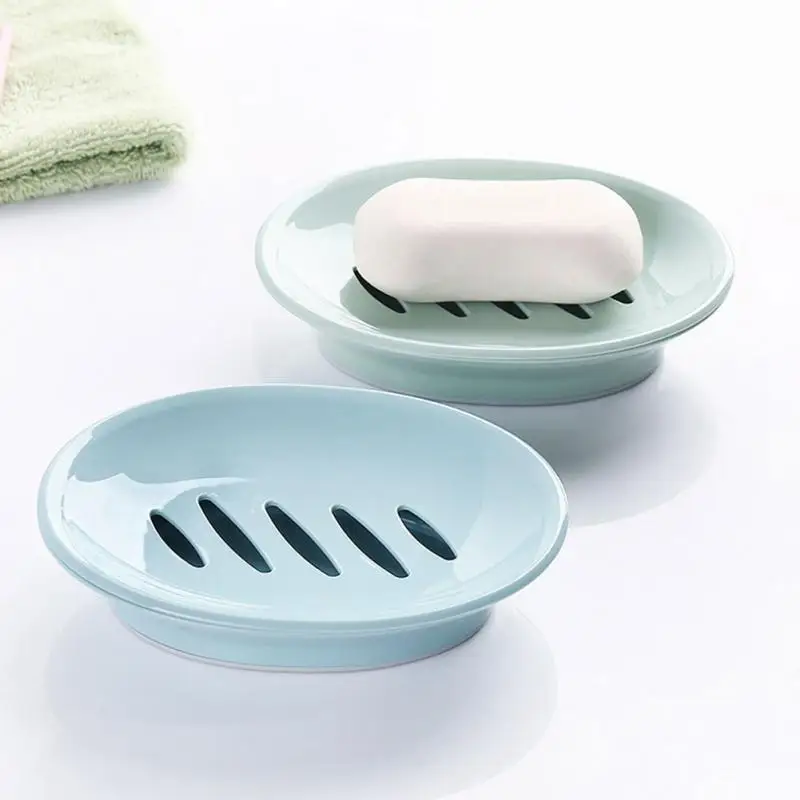 

Double Lattice Soap Dish Box Case Holder Container Home bathroom soap holder