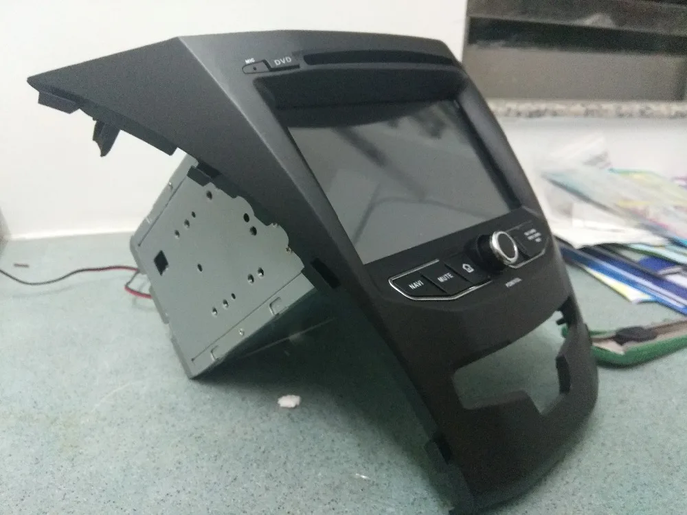 Flash Deal Octa Core 7 inch Android 9.0 Car Radio DVD player GPS for for SsangYong  Korando 2014 NAVIGATION gps 4G ram 64g rom stereo auto 10