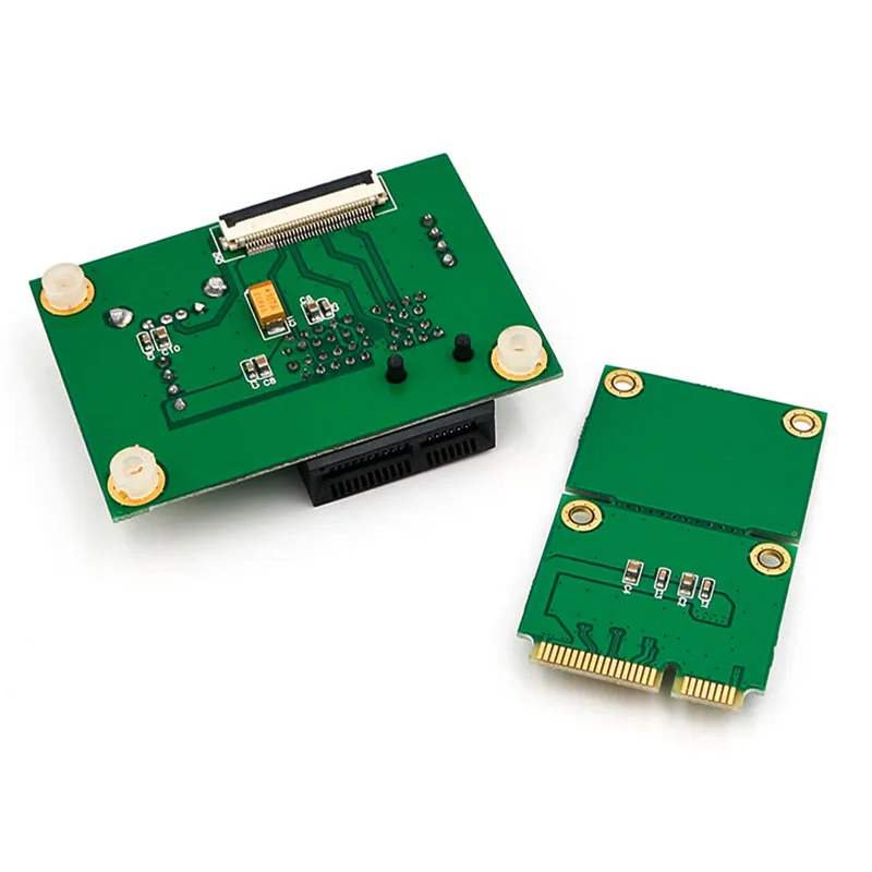 Мини PCIE к PCI-E Express X1+ USB Riser Card с FFC кабелем высокоскоростной diy 90 градусов слот