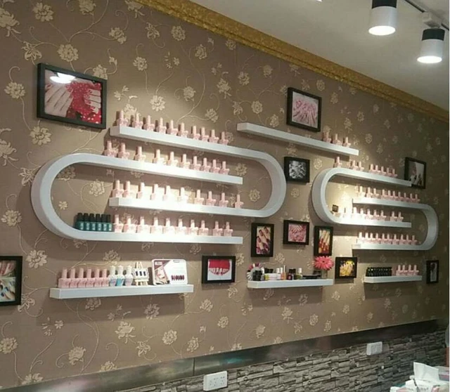 nail polish wall rack display is customized from factory directly in good  price