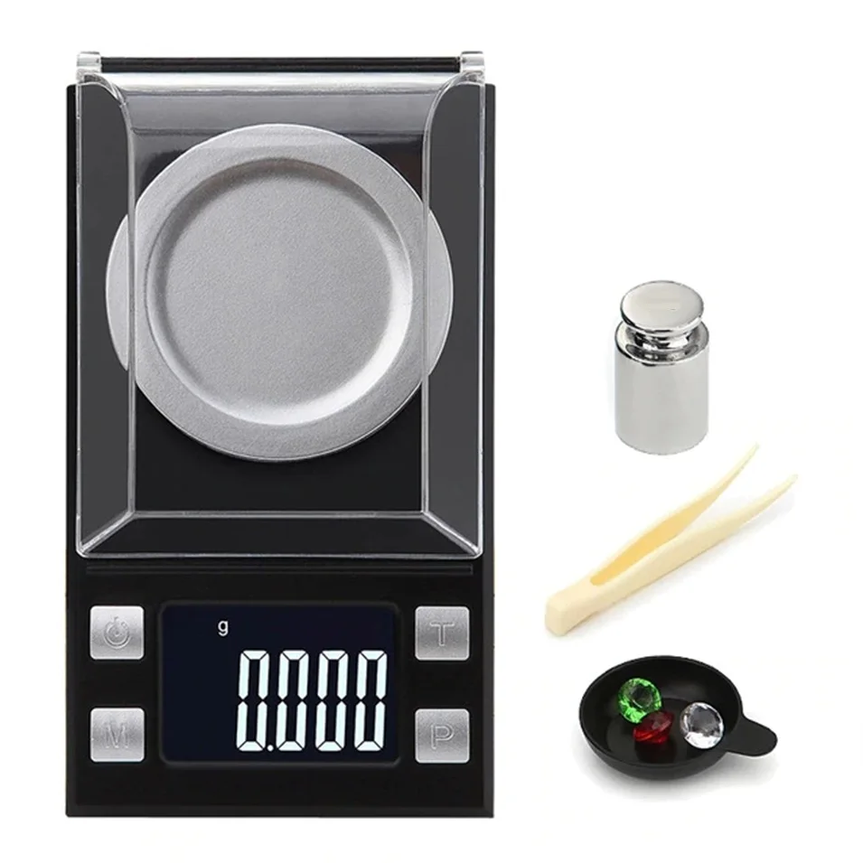 

NEW 100g/50g 0.001g Digital precision scale for Jewelry gold Herb Lab Weight Milligram Scale Electronic Balance accurate scale