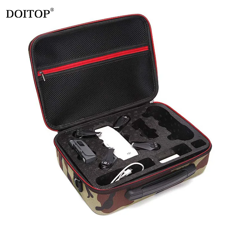 DOITOP Portable Storage Box Handbag for DJI Spark Drone Camouflage Bag For Carry Case Protector | Электроника