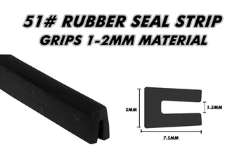 

Black U Pillar 157" 400cm Channel Car Truck weatherstrip flexible Edge Strip seal exterior interior lock seal 7.5x5mm #51