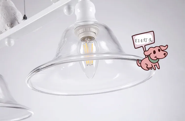 Современные европейские птица led люстра три светодиодная люстра E14 led light Ретро художественного стекла светодиодные люстры lw591005py
