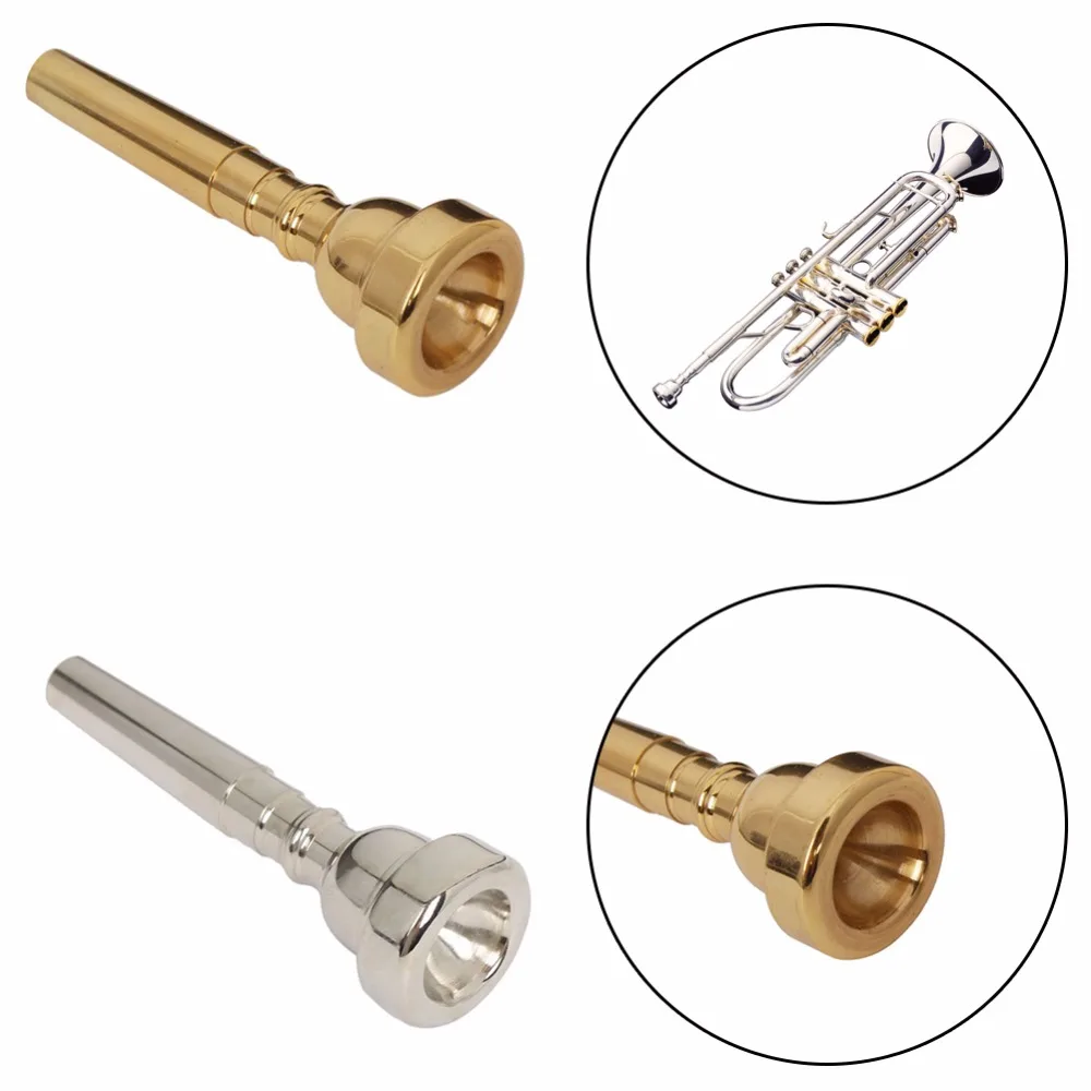

1PC Copper Bullet-Shape Mouthpiece Tone Musical Trumpet 7C Size For Yamaha Bach