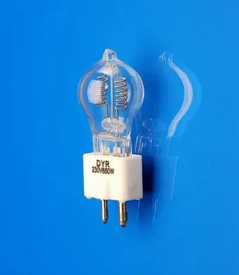 

DYR 230V650W GZ9.5 halogen projector bulb,JCD 220V 230V 240V 650W A1/233 overhead projection light lamp,CE ISO9001