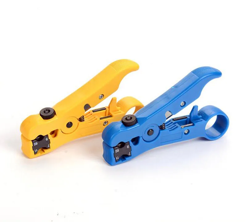 

RG59 / 6/11/7 coaxial cable stripper pliers multi - function stripper thread cutters