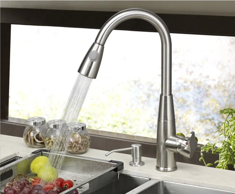 2015 горячая распродажа классический кран Torneira Para Cozinha Lanos медный кухонный для
