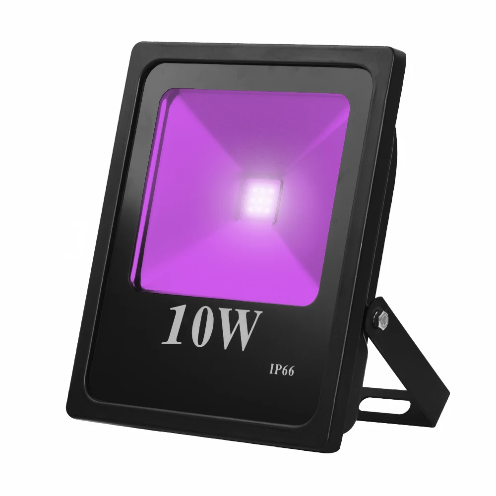 Blacklights para dj Iluminação de Palco w ao ar Luz de Inundação Anjoet 10 Livre Luz Negra Uv 395nm Ultravioleta Levou Disco Night Clubs 2 ar livre, 395nm ultra violeta conduziu a