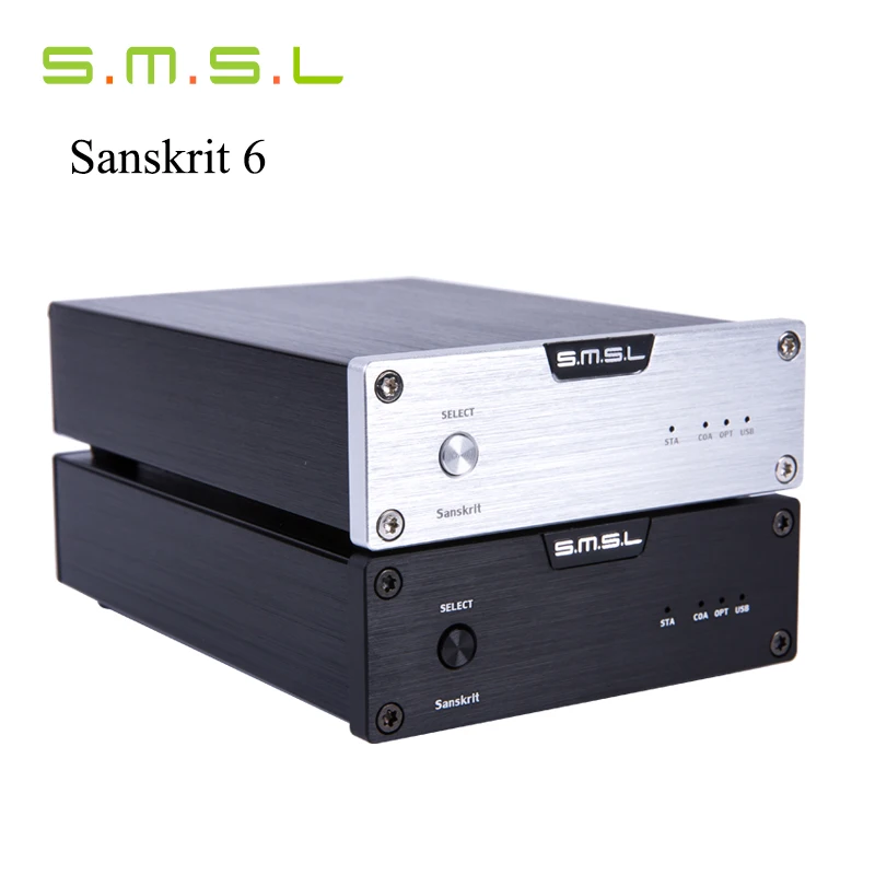 SMSL последние 6th санскрит USB ЦАП 32bit/192 кГц коаксиальный SPDIF оптический HiFi аудио