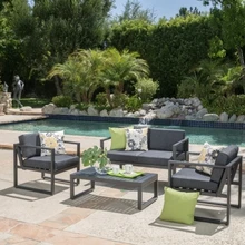 Горячая Распродажа, удобная садовая мебель, простой дизайн, диван, алюминиевый диван