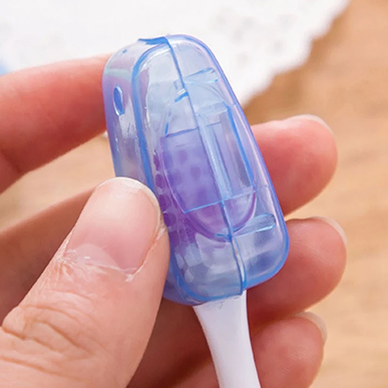 

NEW 1Set/5Pcs Portable Travel Camping Toothbrush Head Toothbrush Case Protective Caps Health Germproof Toothbrushes Protector
