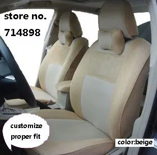 

custom sandwich car seat covers properly fit for TOYOTA HIGHLANDER before 2015 5 seats full set four season brand car seat cover