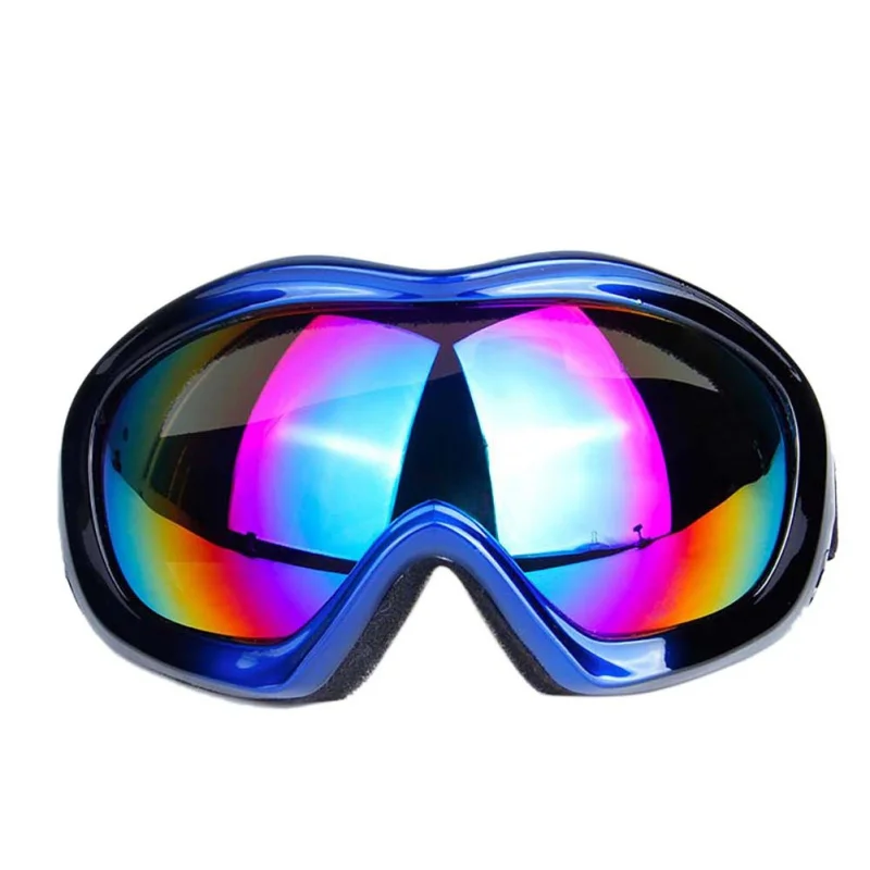 Горячее предложение! Распродажа! Великолепные одиночные очки профессиональная Лыжная маска для сноубординга УФ лыжные очки для мужчин Сноубординг Анти-туман велосипедные очки bt - Цвет: LB