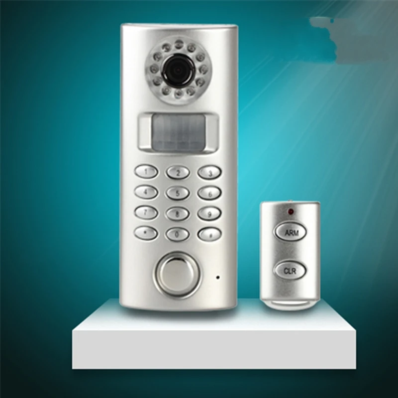 

Wireless Solar Alarm with Camera Video & Auto-dial & Play Voice Message Record with Motion Detection Alarm & Remote Controller