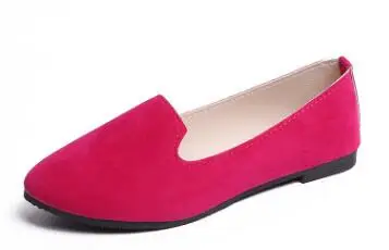 Женская обувь на плоской подошве; коллекция года; женская обувь; яркие цвета; женские лоферы; туфли на плоской подошве Весна Осень; женская летняя обувь; zapatos mujer; Размеры 35-43 - Цвет: rose