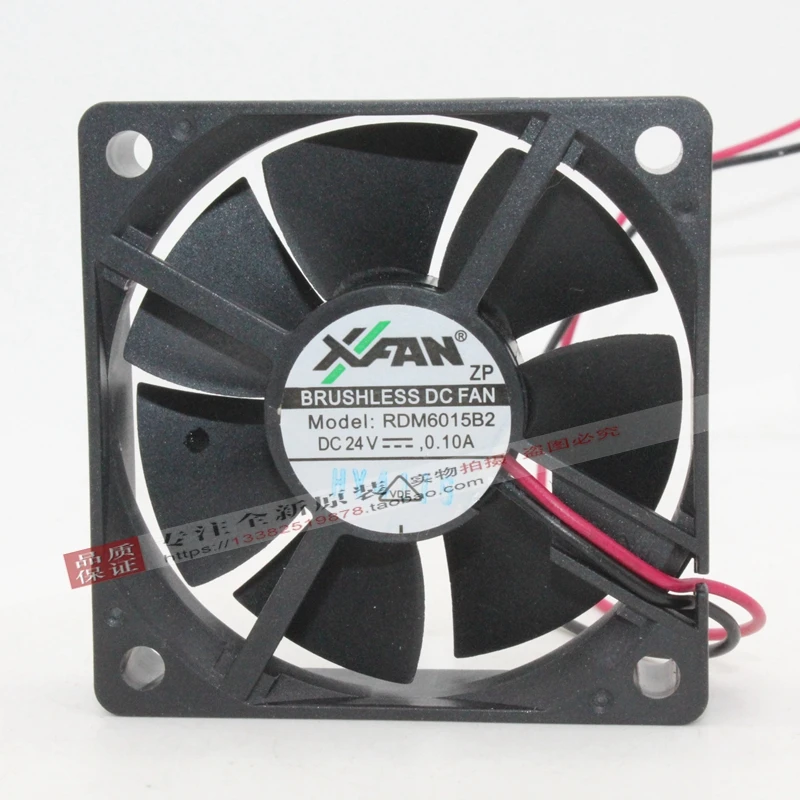 Новый XFAN XINRUILIAN RDM6015B2 6015 24V 0.10A охлаждающий вентилятор |