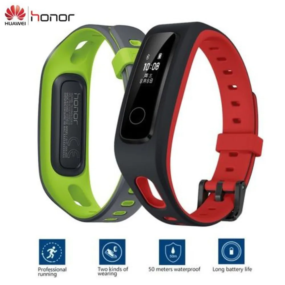 

Original Huawei Honor Band 4 Running Version Smart Wristband Shoe-Buckle Land Impact Professional Sleep Snap fitness tracker