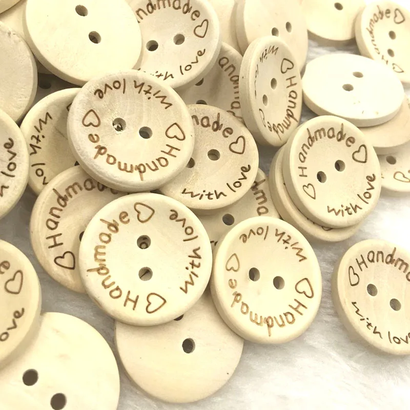 10/50/100 шт. рукоделие с двумя отверстиями 20 мм|sewing crafts|round wooden buttonswooden buttons |
