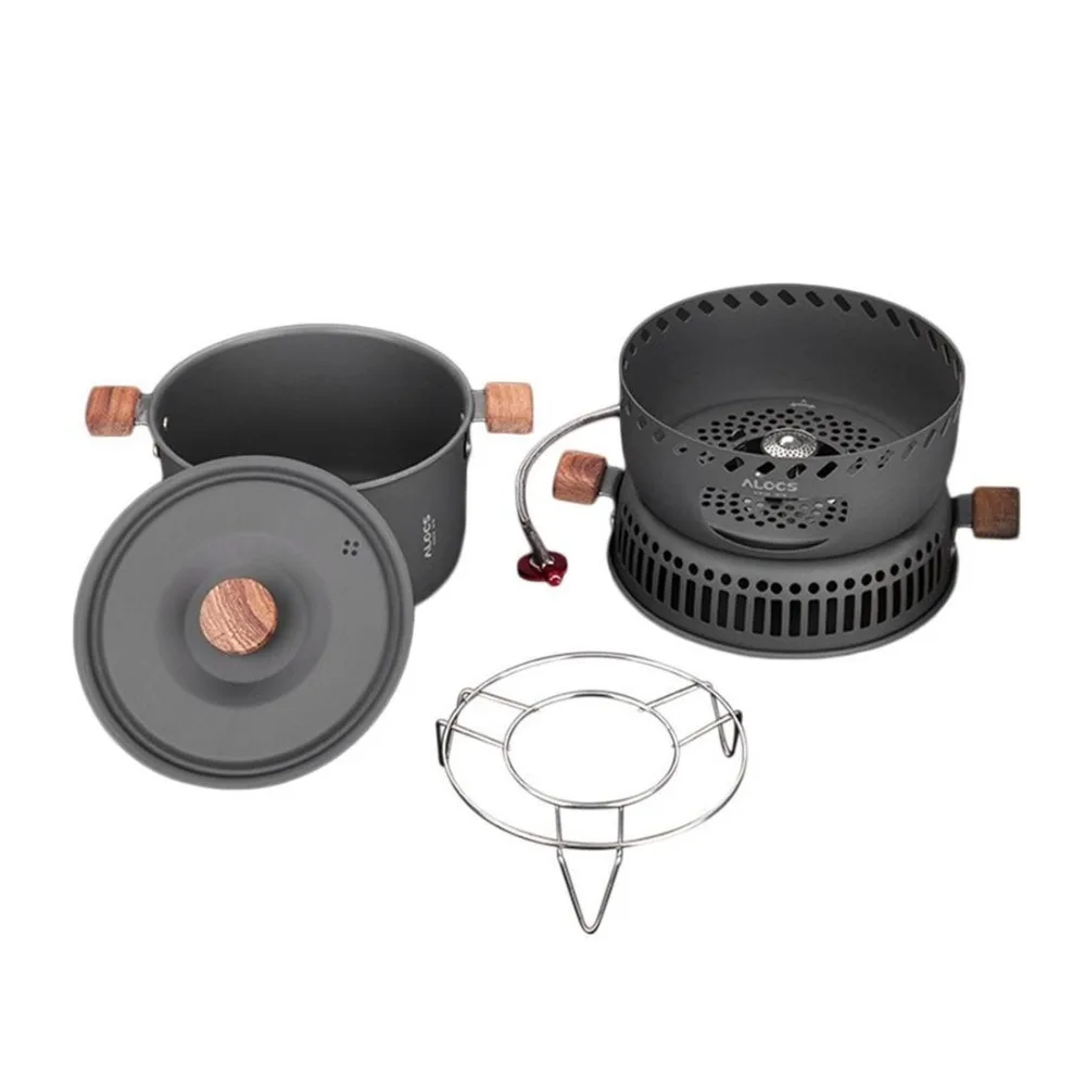 ALOCS CW C33 Wind Proof Gas Stove Pot Portable Camping Picnic Cookware