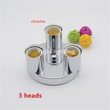 Золотая Потолочная пластина с несколькими лампами держатель для стены лампа для бара или кафе магазин одежды кабинет люстра освещение аксессуары diy