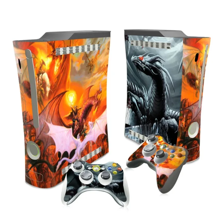 

Popular Diy video Game Vinyl cover Skin Sticker For Xbox 360 Fat Console