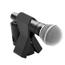 Гибкий микрофон Подставка для Микрофона Аксессуар пластиковый зажим держатель черный