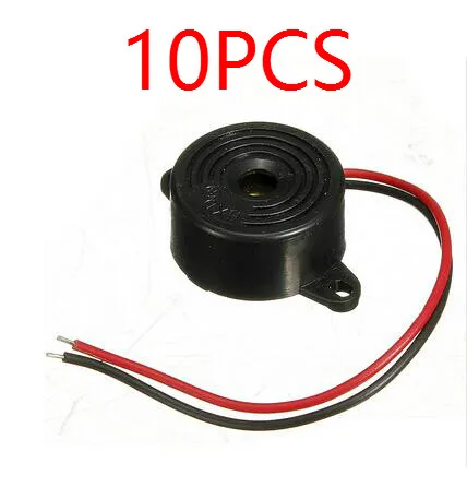 

10PCS Hot Sale Durable 3-24V Piezo Electronic Buzzer Alarm 95DB Continuous Sound Beeper For Arduino Car Van New Arrival
