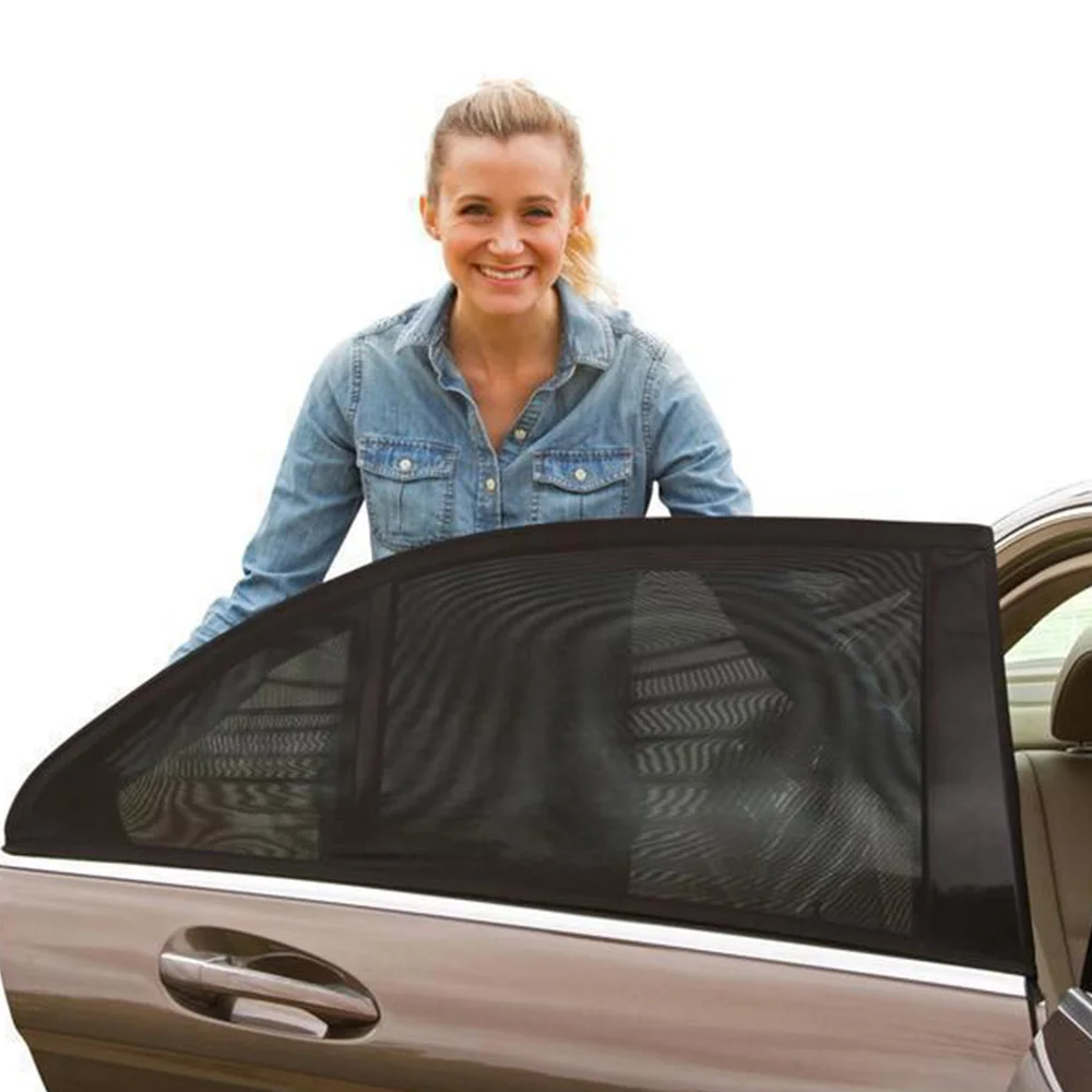 Universal 54*110 cm Car Window Sun Shade UV Protection Sun Shade Mesh Protection Against Mosquito Dust