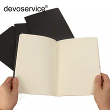 A5 B5, черный блокнот, канцелярские принадлежности, пустая внутренняя бумага, планировщик, альбом для рисования, винтажный дневник, граффити, школьные офисные принадлежности, Papelaria