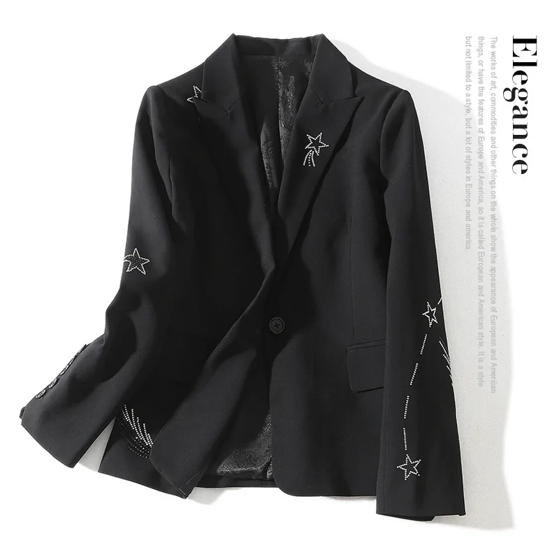 

must had wash top quality white black women blazer