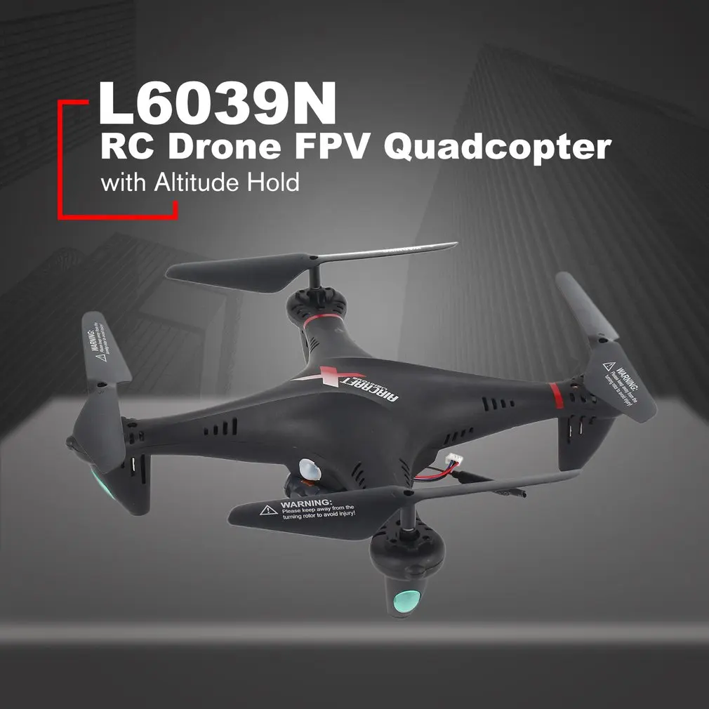 

L6039N 2.4G RC Selfie Smart Drone FPV Quadcopter Aircraft with Altitude Hold 3D Flip Camera Speed Mode HOT