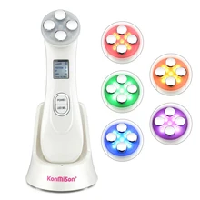 Мезотерапия ЭМС для кожи лица Электропорация радиочастотный светодиодный фотонный прибор для ухода за кожей лица Подтяжка лица машина для красоты